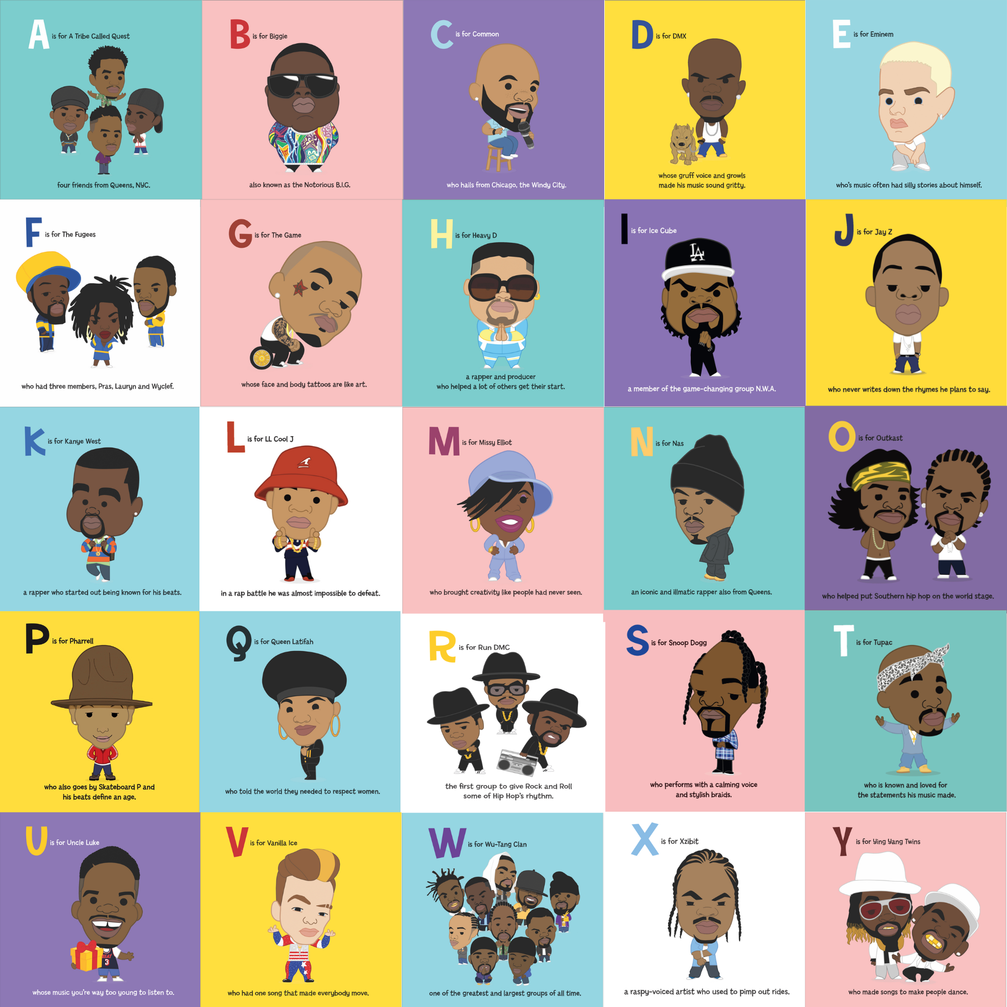 Hip Hop ABCs Board Book – Baby & The Beat Hip Hop ABCs Board Book – Baby & The Beat